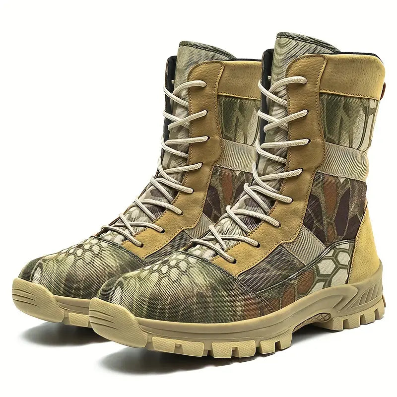 Waterproof Hunting Boots for Men Hiking Boots Durable Outdoor Footwear