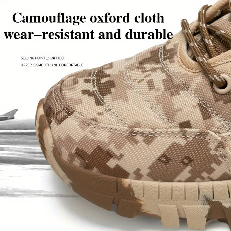 Camouflage Men's Hunting Boots Waterproof Hiking Boots for Men Durable Outdoor Footwear